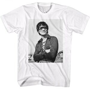 Bruce Lee Smug White Adult T-Shirt